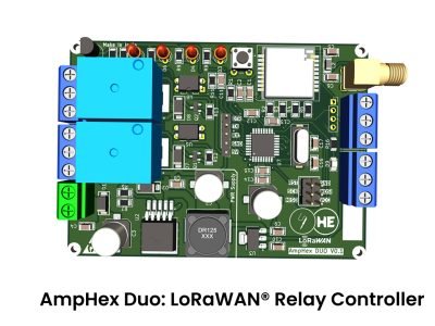 AmpHex Duo_ LoRaWAN® Relay Controller