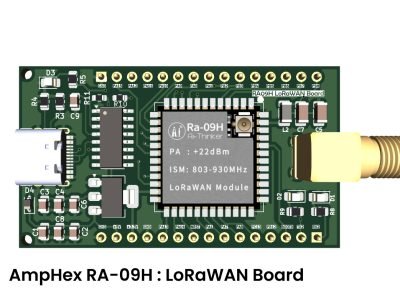 AmpHex RA-09H _ LoRaWAN Board